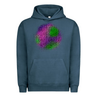 Pigment Midnight Navy halloween leopard patch Urban Hoodie - BundleAndBundleShop