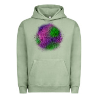 Pigment Oil Green halloween leopard patch Urban Hoodie - BundleAndBundleShop