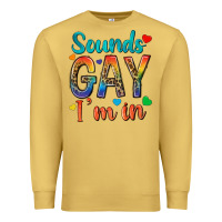 Antique Gold sounds gay im in Premium Sweatshirt - texasbilliewilder