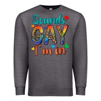 Charcoal Heather sounds gay im in Premium Sweatshirt - texasbilliewilder