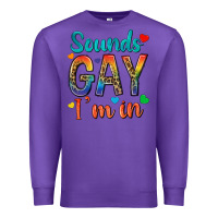 Purple sounds gay im in Premium Sweatshirt - texasbilliewilder
