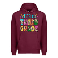 Burgundy team third grade Premium Hoodie - JahusDesignShop
