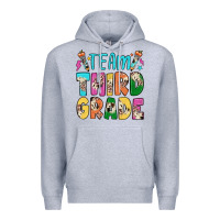 Heather Grey team third grade Premium Hoodie - JahusDesignShop