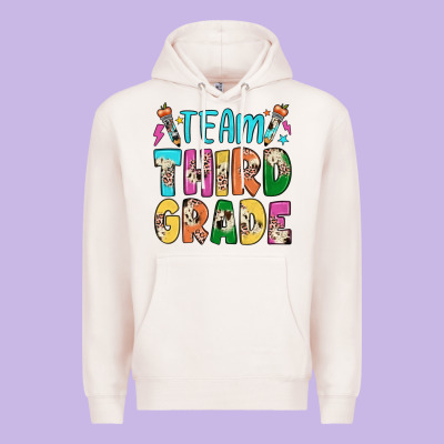 Team Third Grade Premium Hoodie Designed By Jahusdesignshop