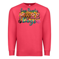 Cardinal less people more dogs Premium Sweatshirt - Zillion Design Studio
