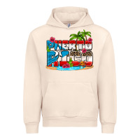 Sandshell puerto rico and flowers with frog Urban Hoodie - AdoDesignShop
