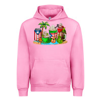 Fuchsia Pink puerto rico coffee cups Urban Hoodie - AdoDesignShop