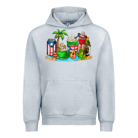 Heather Grey puerto rico coffee cups Urban Hoodie - AdoDesignShop