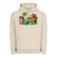 Pigment French Oak puerto rico coffee cups Urban Hoodie - AdoDesignShop
