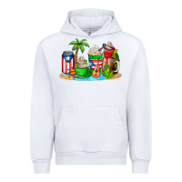 White puerto rico coffee cups Urban Hoodie - AdoDesignShop