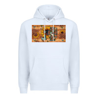 White leopard cross butterfly sunflower Premium Hoodie - JahusDesignShop