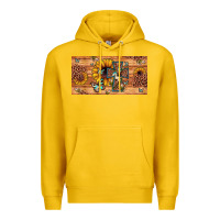 Lemon leopard cross butterfly sunflower Premium Hoodie - JahusDesignShop