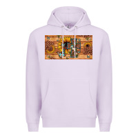 Lilac leopard cross butterfly sunflower Premium Hoodie - JahusDesignShop