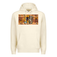 Sandshell leopard cross butterfly sunflower Premium Hoodie - JahusDesignShop