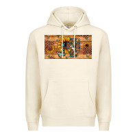 Tofu leopard cross butterfly sunflower Premium Hoodie - JahusDesignShop