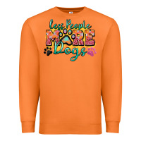 Carrot less people more dogs paw zillion Premium Sweatshirt - Zillion Design Studio
