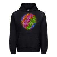 Black halloween leopard patch 5 Urban Hoodie - BundleAndBundleShop