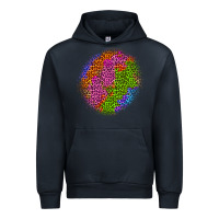 Navy halloween leopard patch 5 Urban Hoodie - BundleAndBundleShop
