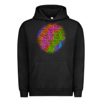Pigment Black halloween leopard patch 5 Urban Hoodie - BundleAndBundleShop