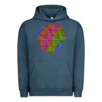 Pigment Midnight Navy halloween leopard patch 5 Urban Hoodie - BundleAndBundleShop