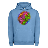 Pigment Pebble Blue halloween leopard patch 5 Urban Hoodie - BundleAndBundleShop