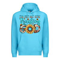 Ocean Blue i'm just out here trusting god Premium Hoodie - JahusDesignShop