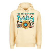 Pina Colada i'm just out here trusting god Premium Hoodie - JahusDesignShop