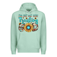 Seafoam i'm just out here trusting god Premium Hoodie - JahusDesignShop