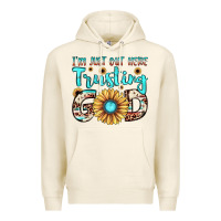 Tofu i'm just out here trusting god Premium Hoodie - JahusDesignShop