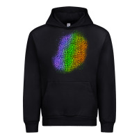 Black halloween leopard patch 4 Urban Hoodie - BundleAndBundleShop
