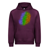 Mauve Wine halloween leopard patch 4 Urban Hoodie - BundleAndBundleShop