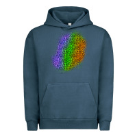Pigment Midnight Navy halloween leopard patch 4 Urban Hoodie - BundleAndBundleShop
