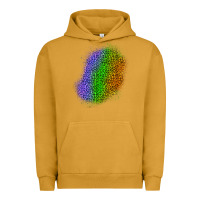 Pigment Peanut Butter halloween leopard patch 4 Urban Hoodie - BundleAndBundleShop