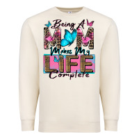 Sandshell being a mom makes my life complete Premium Sweatshirt - Zillion Design Studio