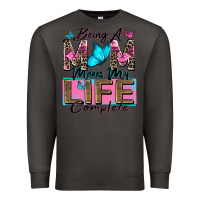 Smoke being a mom makes my life complete Premium Sweatshirt - Zillion Design Studio