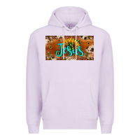 Lilac jesus Premium Hoodie - JahusDesignShop