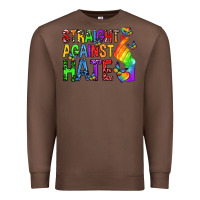 Chestnut straight against hate pride lgbtq Premium Sweatshirt - texasbilliewilder