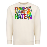 Sandshell straight against hate pride lgbtq Premium Sweatshirt - texasbilliewilder