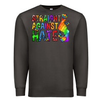 Smoke straight against hate pride lgbtq Premium Sweatshirt - texasbilliewilder