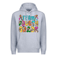 Heather Grey team fourth grade Premium Hoodie - JahusDesignShop