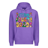 Purple team fourth grade Premium Hoodie - JahusDesignShop