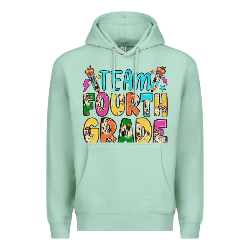 Team Fourth Grade Premium Hoodie by JahusDesignShop | Teevron