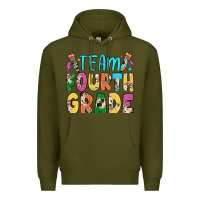 Army Green team fourth grade Premium Hoodie - JahusDesignShop