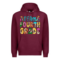 Burgundy team fourth grade Premium Hoodie - JahusDesignShop