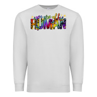 Dove Grey we are all human pride lgbtq Premium Sweatshirt - texasbilliewilder