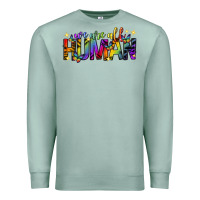Seafoam we are all human pride lgbtq Premium Sweatshirt - texasbilliewilder