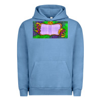 Pigment Pebble Blue custom halloween lightning bolt license plate Urban Hoodie - BundleAndBundleShop