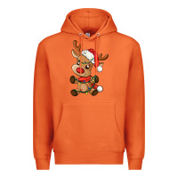 Carrot baby christmas reindeer Premium Hoodie - AdoDesignShop
