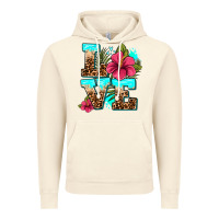 Vintage Artic love summer with flowers Vintage Hoodie - AdoDesignShop