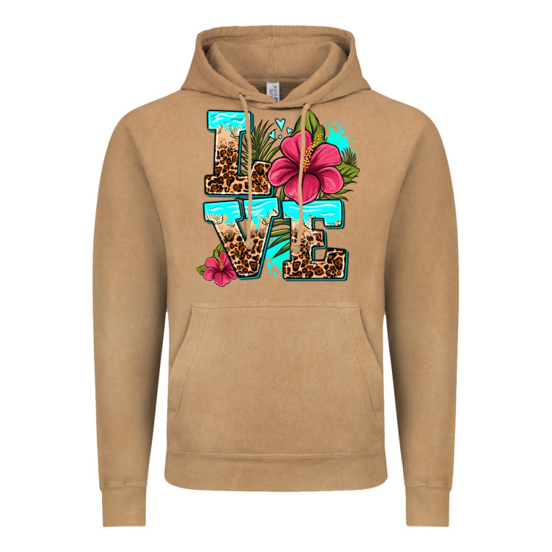 Love Summer With Flowers Vintage Hoodie by AdoDesignShop | Teevron
